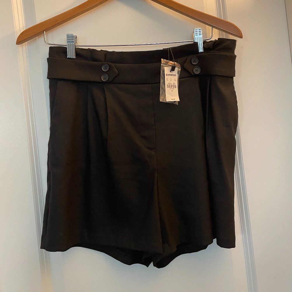 Express black shorts - elastic waistband Medium